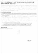TEFE roadmap for the internationalisation of teaching practice